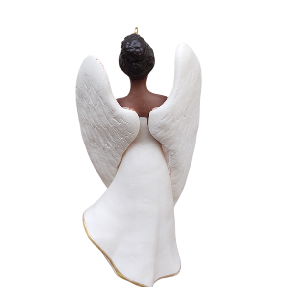 Hallmark Keepsake 2019 Angel Christmas Ornament Wings of Splendor AA Black - Picture 8 of 10